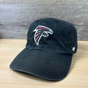 Atlanta Falcons Hat Cap Strap Back Black NFL Football '47 Adjustable